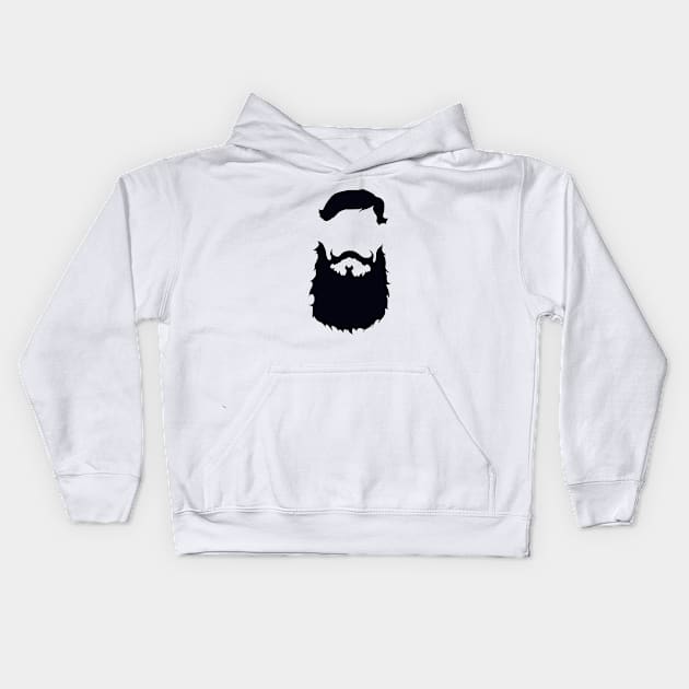 Black beard Kids Hoodie by DarkoRikalo86